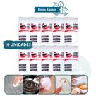 Kit com 10 Esponjas Mágicas Multiuso de Melamina - Limpa Tudo, Tira Ferrugem e Manchas em Sofá