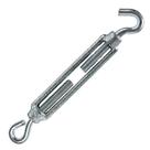 Kit com 10 Esticadores com Cabo de Aço Gancho X Olhal 1/4" M6 - Siva