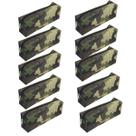 Kit com 10 Estojo Escolar Camuflado Meninos