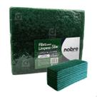 Kit Com 10 Fibra Verde Uso Geral Fibra Branca Limpeza Leve Slim
