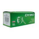 Kit com 10 Fita Vinilica DYMO 9MM X 3M Preta