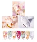 Kit com 10 Folhas Foil Multicores para Decoração Unhas Nail Art
