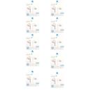 Kit com 10 Fones de Ouvido Com Fio e Microfone Altomex AL-E8 Branco Confortavel Kit com 10 Fones de Ouvido Com Fio e Microfone Altomex AL-E8 Branco Confortavel