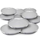 Kit com 10 formas para pizza 40 cm