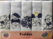 Kit com 10 fraldas pano picueta king kids