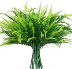Kit Com 10 Galhos de Samambaias 35cm Planta Artificial