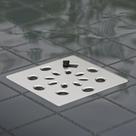 Kit com 10 Grelha Quadrada 9,4 X 9,4cm com Anti-inseto em Pvc Astra