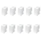 Kit com 10 Interruptores Módulos Simples 16A Habitat - Fame