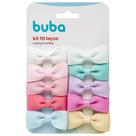 Kit Com 10 Laços Infantil Variados Com Presilha 15302 - Buba
