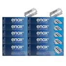 Kit com 10 lamina duplo fio enox platinum (5 unid) em display box 1811