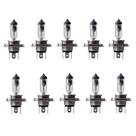 Kit com 10 lampada halogena h4 12v 55w base px43t-38 atacado 4300k