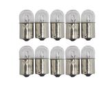 Kit com 10 lampadas pingo 1 polo 12v 5w