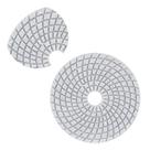Kit com 10 Lixas diamantada branca 100MM 200 Ecco Espiral - Mirac
