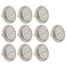 Kit com 10 Margaridas Floral 17mm Prata Rodeo West 20887