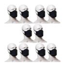 Kit com 10 Máscaras Protetoras Lupo 36004-904 Pretas