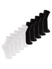 Kit com 10 Meias Esportiva Cano Médio Lupo 3290-009 Colorido Kit com 10 Meias Esportiva Cano Médio Lupo 3290-009 Colorido