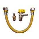 Kit Com 10 Metros de Tubo Pex Multicamadas 16mm Para Gás com 2 adaptador reto já prensados no tubo e conexões para mangueira
