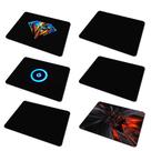 Kit com 10 Mouse Pads Fundo Preto Revenda e Atacado Exbom