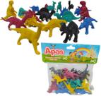 Kit com 10 ou 20 Mini Dinossauros de plástico Apas