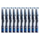 Kit com 10 Palhetas Universais 15 Polegadas Parabrisa Automotivo Tiger Auto