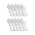Kit com 10 Pares de Meias Sapatilha Invisível Lupo Sport 03270-954 Brancas Kit com 10 Pares de Meias Sapatilha Invisível Lupo Sport 03270-954 Brancas