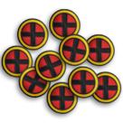 Kit Com 10 Patch Bordado X- Men Termocolante Aplique 8cm