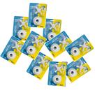 Kit com 10 Peças do Acabamento para Registro Blukit C37 ABS Branco para Registros da Deca ou Docol 091702