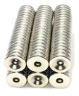 Kit com 10 Peças Ímã de Neodímio 10x3mm N35 Disco com Furo