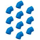 Kit com 10 Peças - Joelho 45 Azul Ppr para Ar Comprimido Topfusion Ø 50Mm