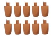 Kit com 10 Pés para Multiusos Guarda Roupas Modelo Mari 7 Cm Kit com 10 Pés para Multiusos Guarda Roupas Modelo Mari 7 Cm
