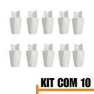 Kit Com 10 Pés Para Multiusos Móveis e GuardaRoupas em Plástico Resistente Galego Home Kit Com 10 Pés Para Multiusos Móveis e GuardaRoupas em Plástico Resistente Galego Home