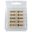 Kit Com 10 Pinças Para Micro Retífica De 0,5mm A 3,2mm Latão