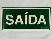 Kit com 10 placas fotoluminescente Saída