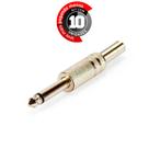 Kit com 10 Plug P10 Niquelado Mono