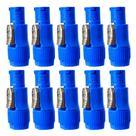 Kit com 10 Plug PowerCon Macho
