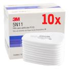 Kit com 10 PRE Filtro Mascara Respirador 3M 5N11