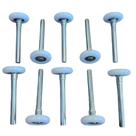 Kit Com 10 Roldanas - Porta Seccional
