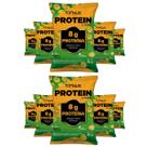 Kit com 10 salgadinho snack chips com 8g de proteína sabor cebola e salsa topway 30g