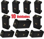 Kit Com 10 Suporte Adaptador de Celular Holder Para Tripé Pau de Selfie Rosca Encaixe Universal