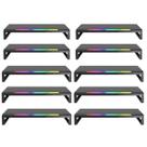 Kit com 10 Suportes Base para Monitor RGB Ajustável Bright