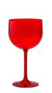 KIT COM 10 TAÇAS DE GIN 600ml ACRILICO VERMELHO FESTA