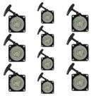 KIT COM 10 Tampas Partida Mola Dupla Roçadeira Imp 43cc-Sanre