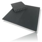 Kit com 10 Tatames Tapetes EVA Com Borda 50cm X 50cm X 1cm Preto