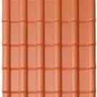 Kit com 10 Telhas Pvc Colonial 2,42m X 0,88m X 1,7mm 6 Ondas Lux Telhas