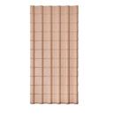 Kit com 10 Telhas Pvc Colonial 2,42m X 0,88m X 1,7mm 6 Ondas Lux Telhas