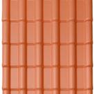 Kit com 10 Telhas Pvc Colonial 3,30m X 0,88m X 1,7mm 6 Ondas com Kit Fixação Lux Telhas