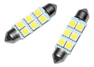 Kit Com 10 Torpedo 6 Led SMD 12V 31MM 36MM