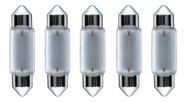Kit Com 10 Torpedo W5 12V 5W Asx 36MM 31MM 41MM