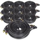 Kit Com 10 Unidades De Cabo Rca 5m Kx3 Kit Com 10 Unidades De Cabo Rca 5m Kx3
