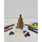 kit com 10 unidades - Lembrancinha de Natal - Árvore Natal 3D mimo em MDF